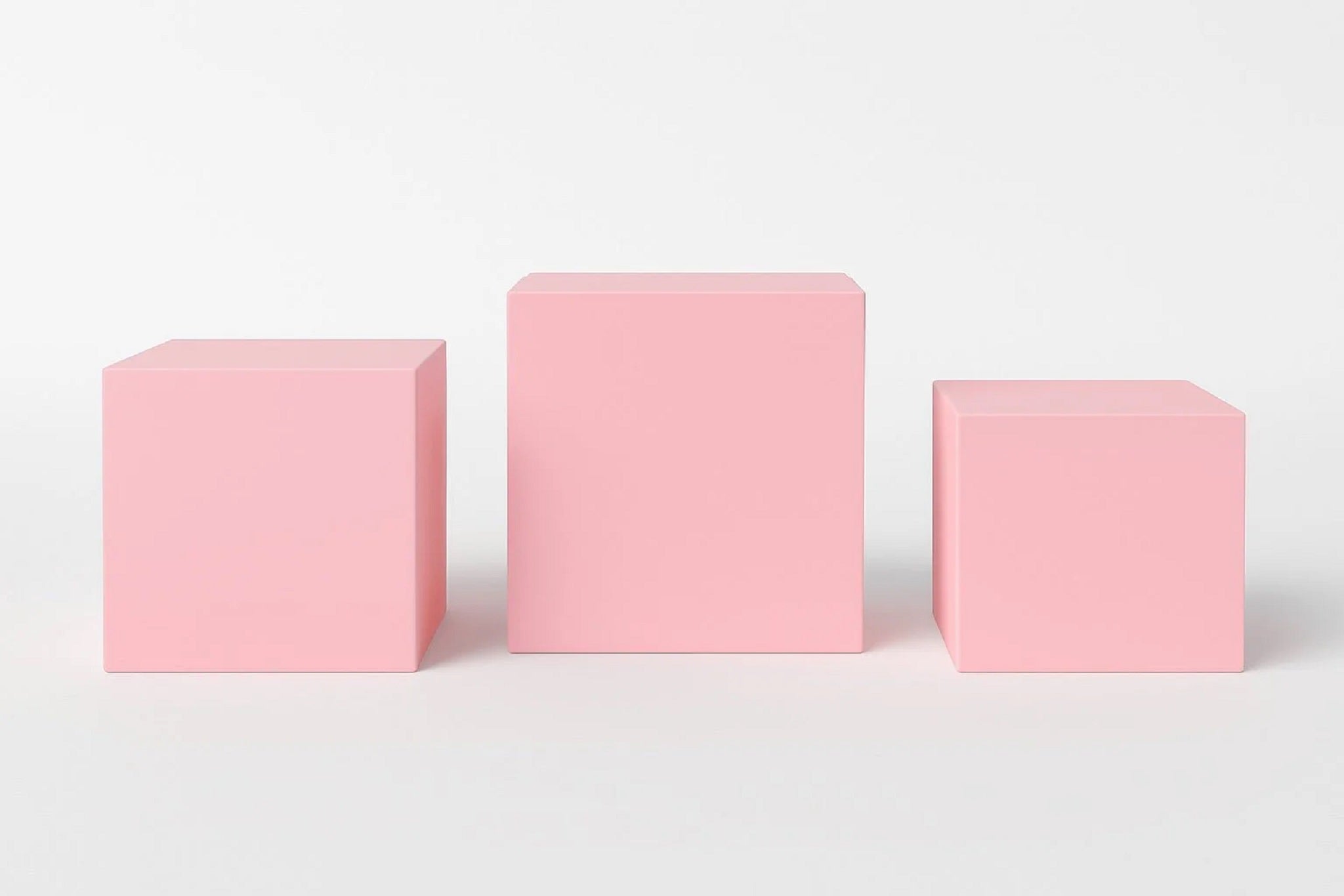 Effortless Elegance: Styling Events with the Matte Pink Trio Collection - Plinths New York