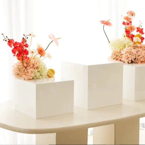 Enhance Your Event with the Medium Trio Set by Plinths New York - Plinths New York