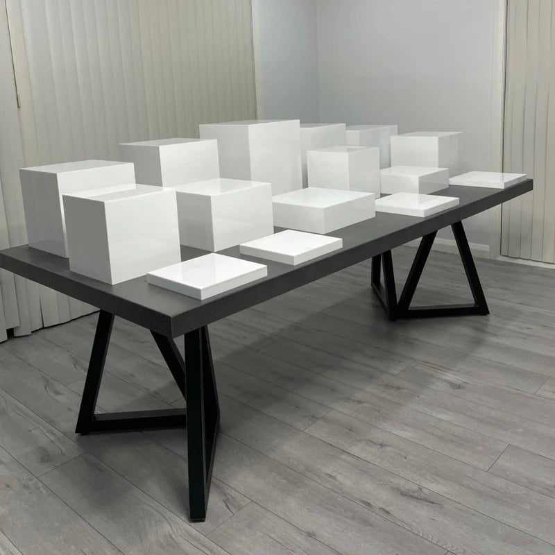 Title: Elevate Your Events with The White Range by Plinths New York - Plinths New York