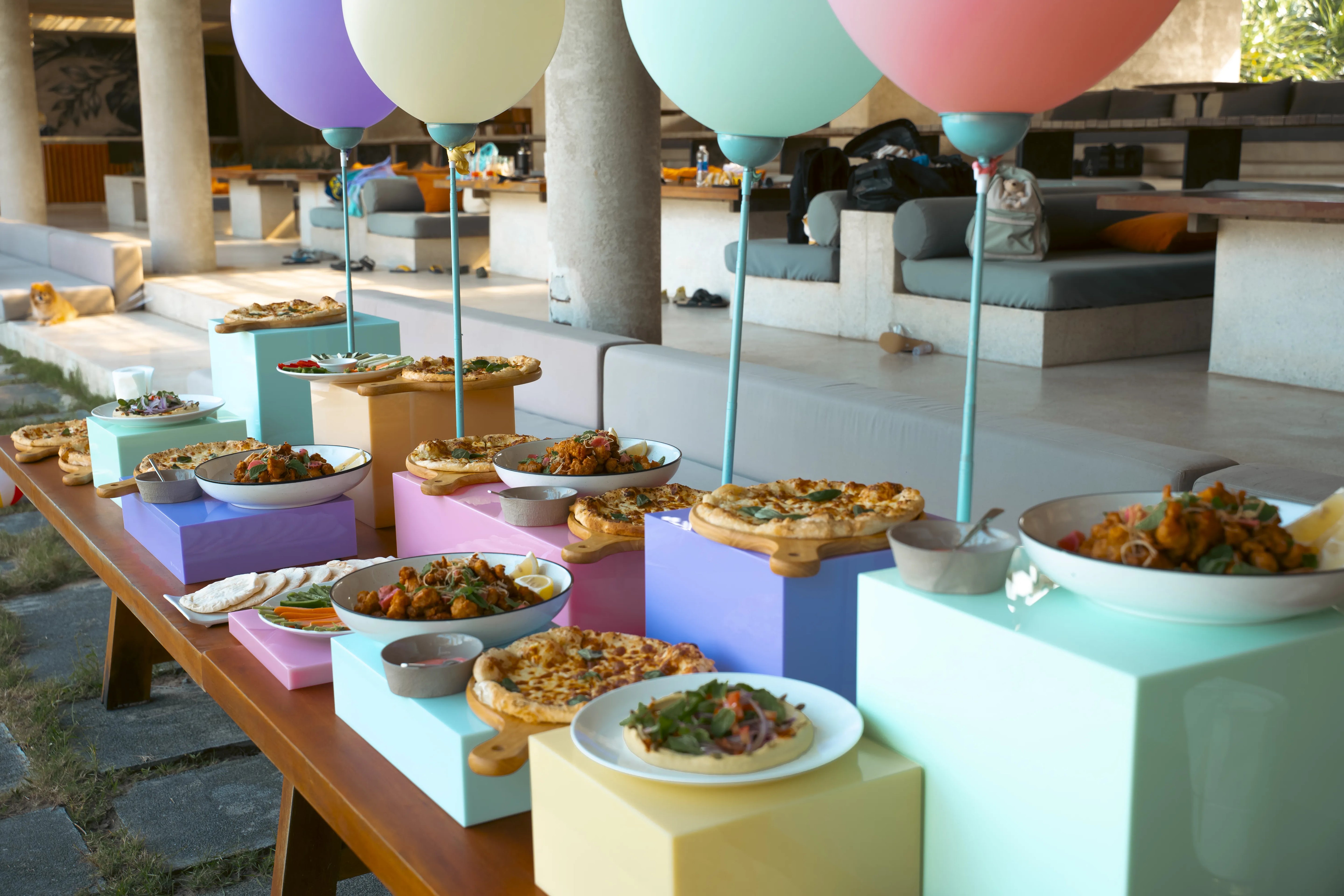 Milkshake Collection, Large-Format Pastel Acrylic Display Risers