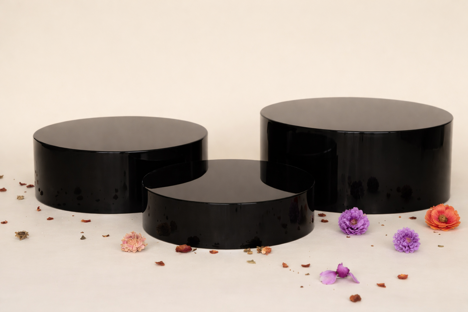 Round Trio - Skinny Short - 3 Piece Set