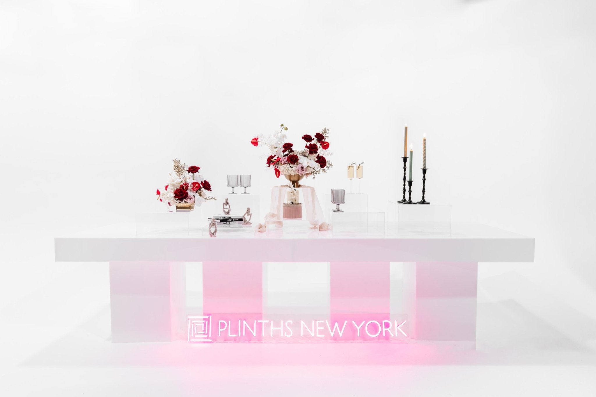 Crystal Clear Collection - 7 Riser Set - Plinths New York