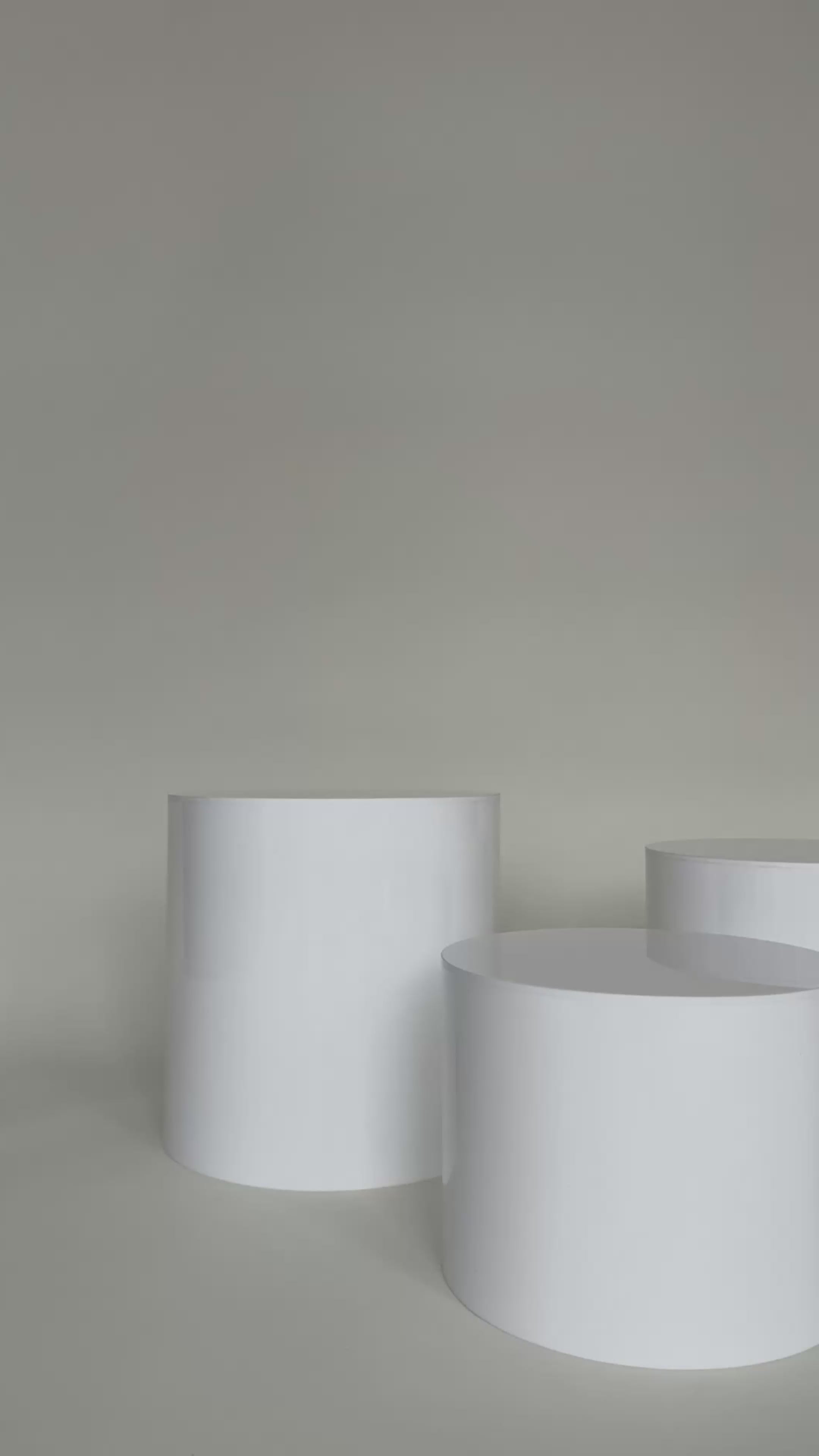 Large Round Plinths