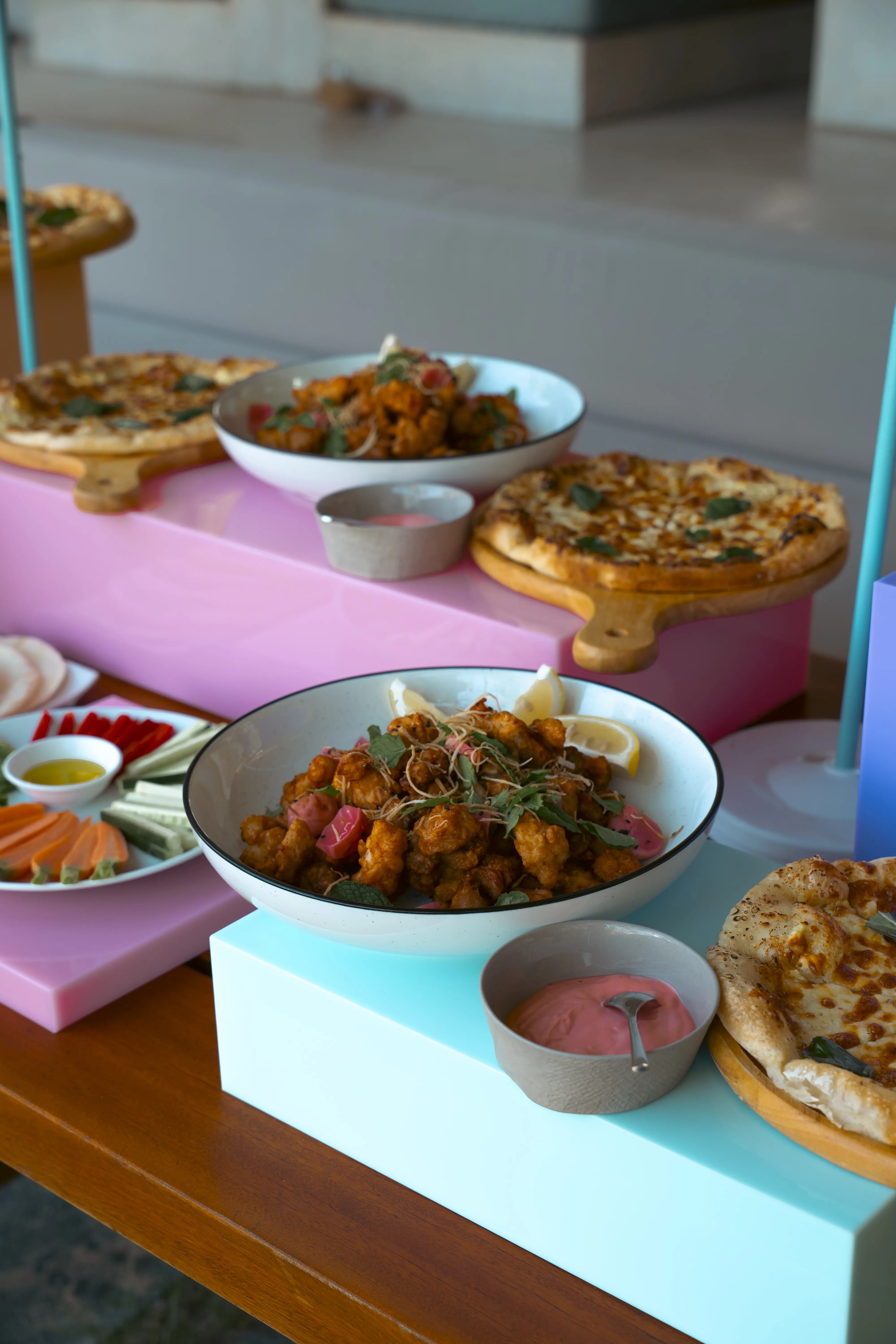 Milkshake Collection, Large-Format Pastel Acrylic Display Risers