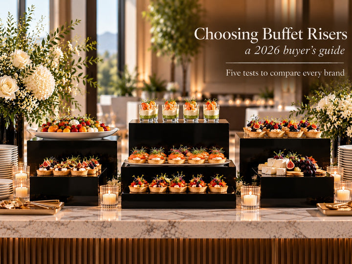 Best Buffet Risers for Catering in 2026: A Caterer's Honest Buyer's Guide